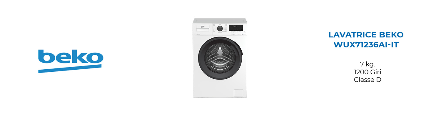 Lavatrice Beko WUX71236AI-IT